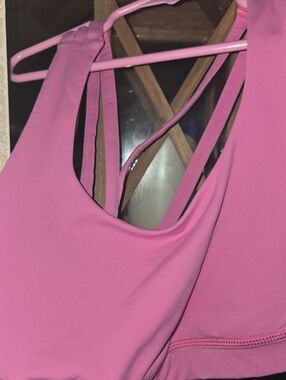 lululemon athletica Rose Pink Strappy Sports Bra